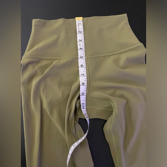 Lululemon Align High Rise 28” Leggings Bronze Green Size 4 - Picture 4 of 10